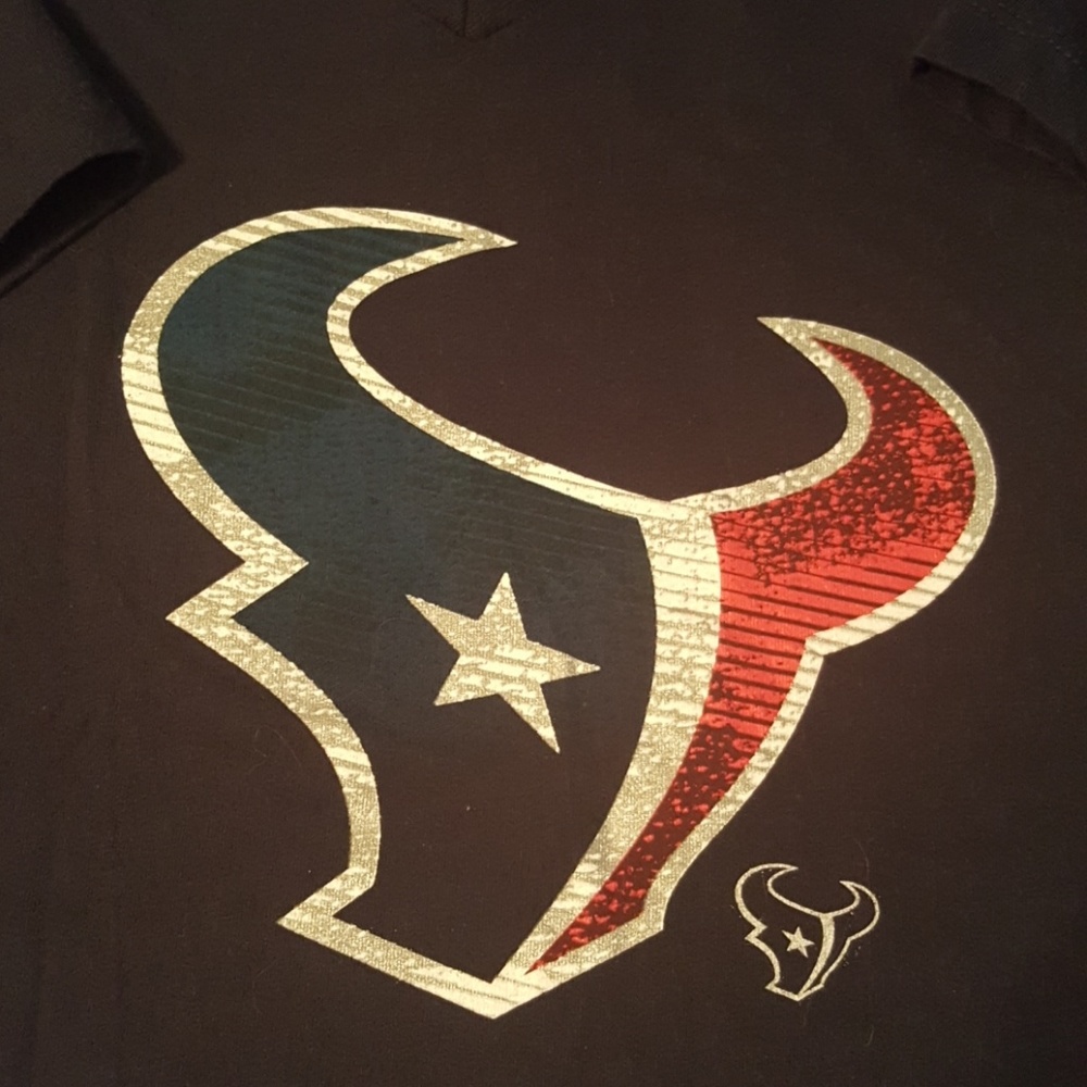 Texans short sleeve v-neck shirt